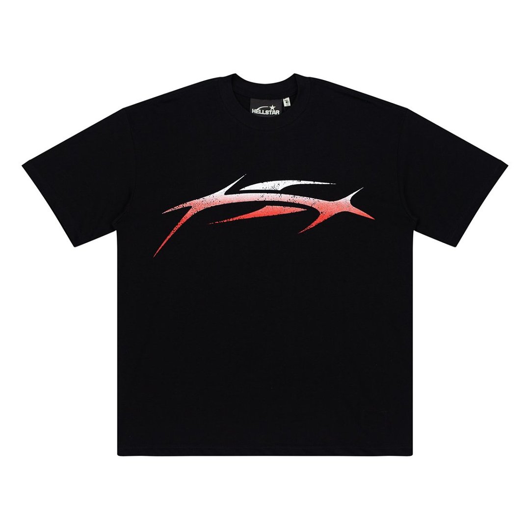 Modern Abstract Streak Graphic Tee Oversized Y2K Streetwear T‑Shirt for Men
