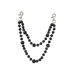 Black ‘Crystal’ Jean Keychain