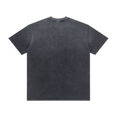 Retro Black Washed Vale Dreams 1997 Tour Cartoon Tee Oversized Underground Streetwear T‑Shirt