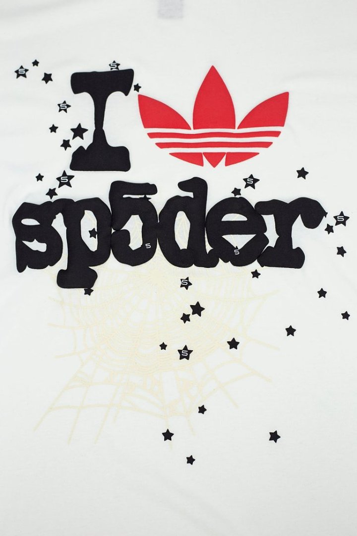Retro Sp5der Spider Web Star Graphic Tee Oversized Y2K Streetwear T‑Shirt for Men