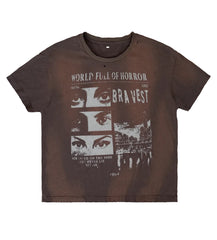 Bravest Studios Horrors Vintage Tee Vintage Black