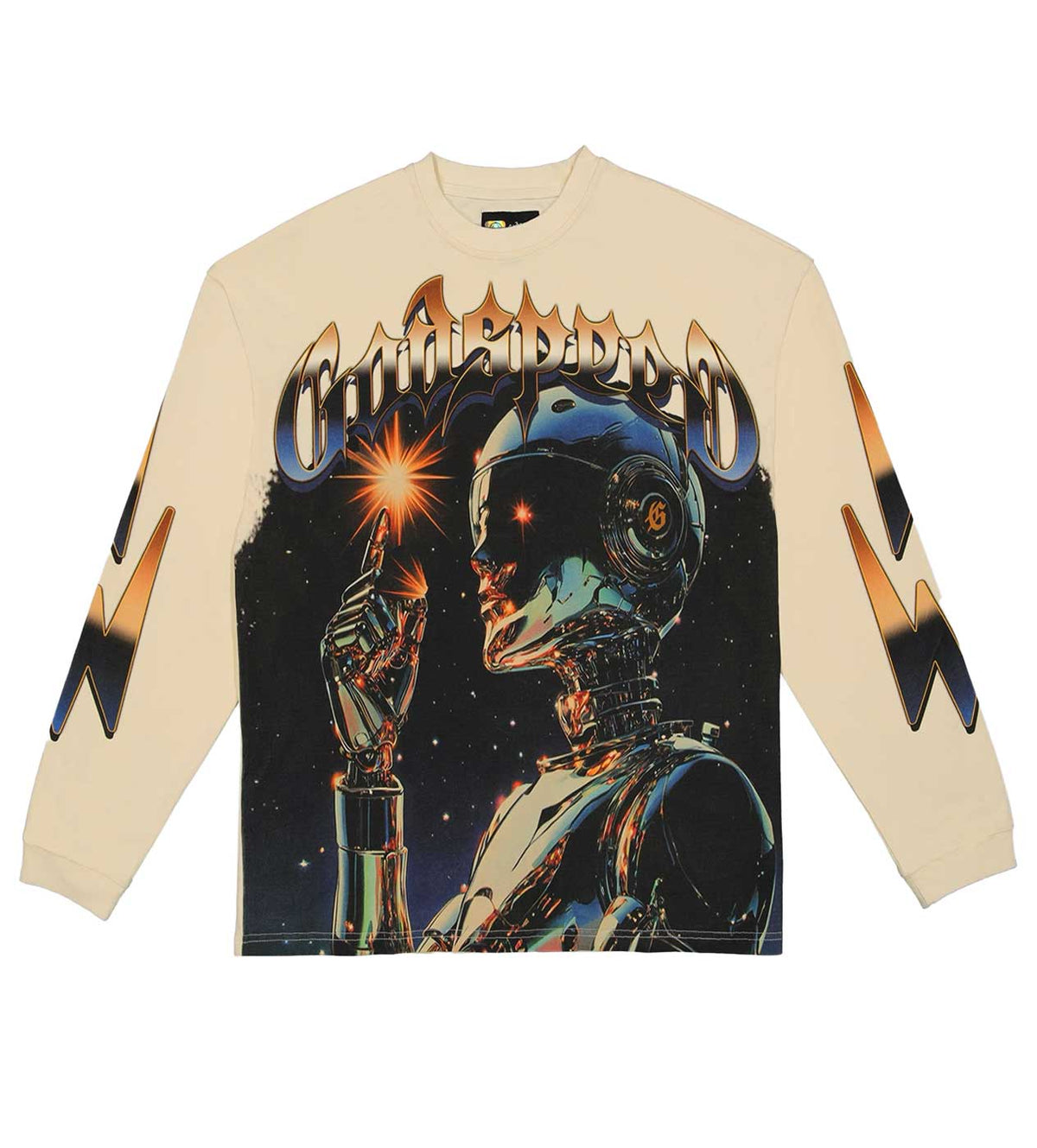 Godspeed Sputnik L/S Tee Bone