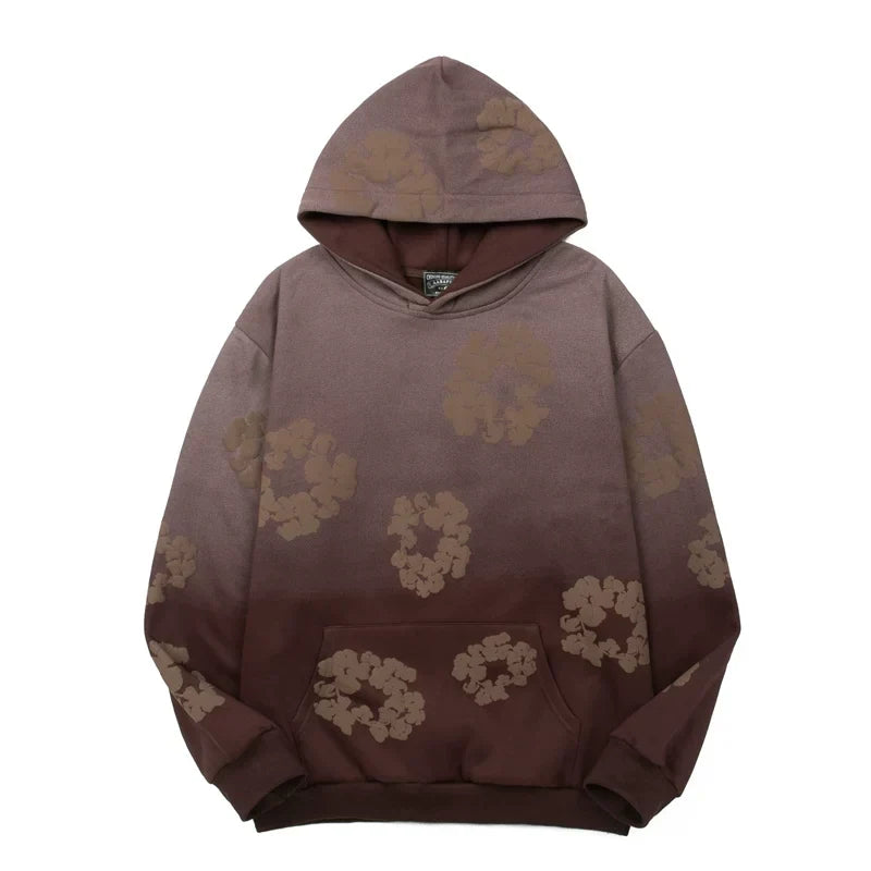 Denim Tears Plus Fleece Hoodie coffee