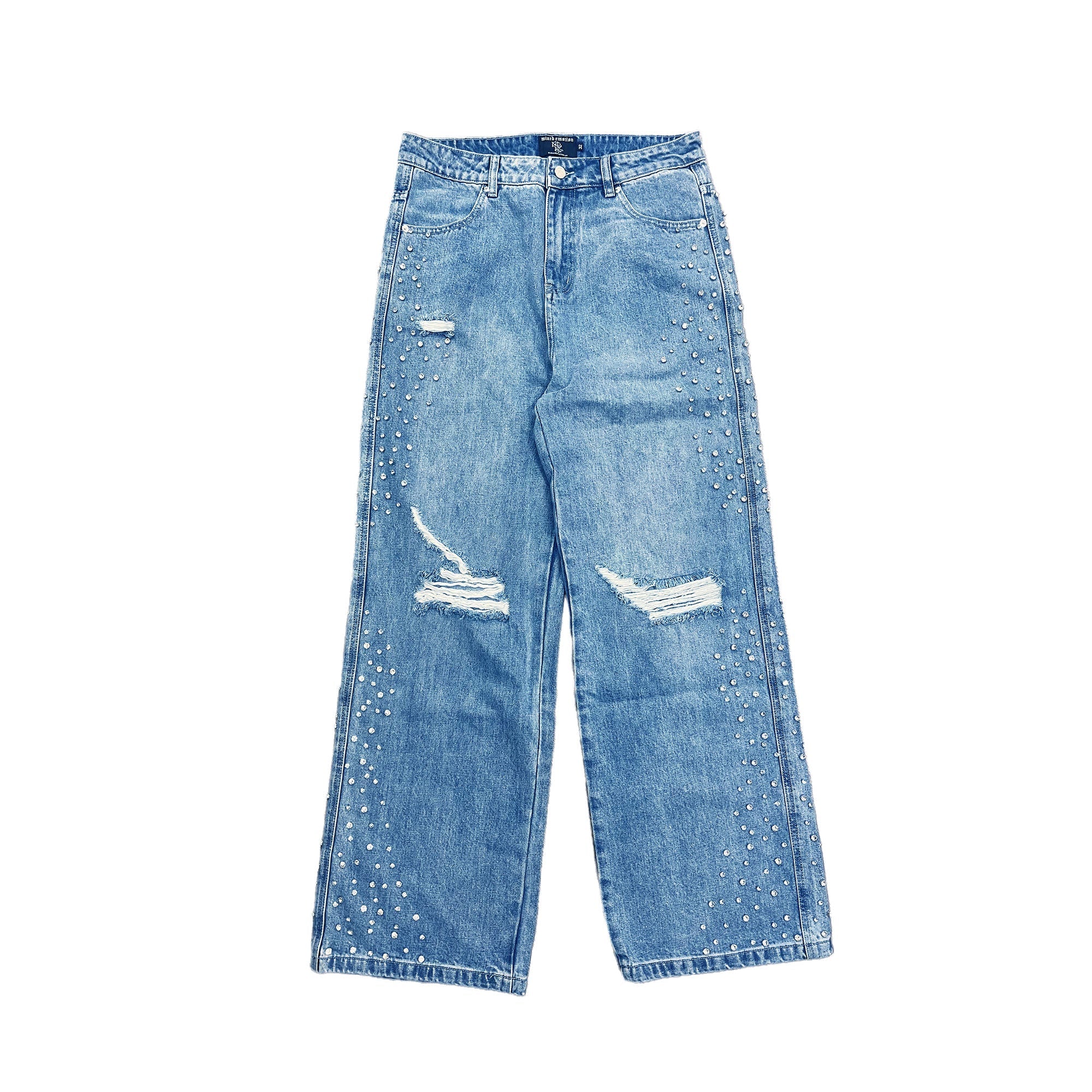 Blue ‘Stone’ Baggy Jeans