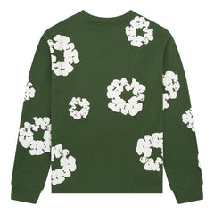 Denim Tears Cotton Wreath Green Long Sleeve Tee