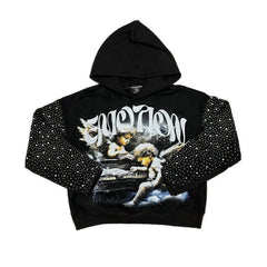 Fallen Angels Rhinestone Hoodie